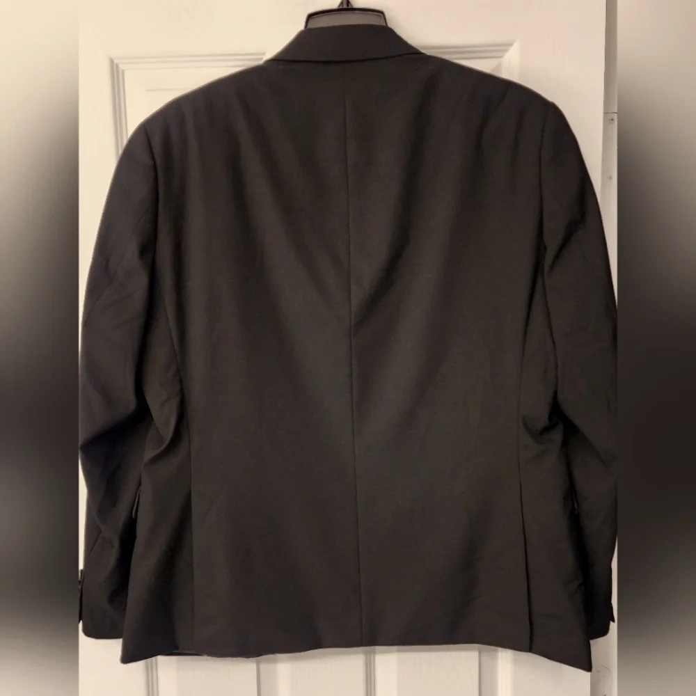 ALFANI Men's Slim-Fit Stretch Solid Suit Jacket In Black Size 44S